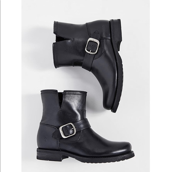 Frye Veronica Shearling Bootie black SOLD OUT 🖤 - Picture 2 of 11